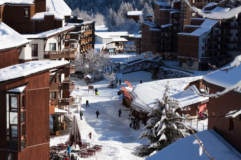 Appartement La Tania 2 Pieces Garage Dans Chalet Pied Pistes Exterior photo